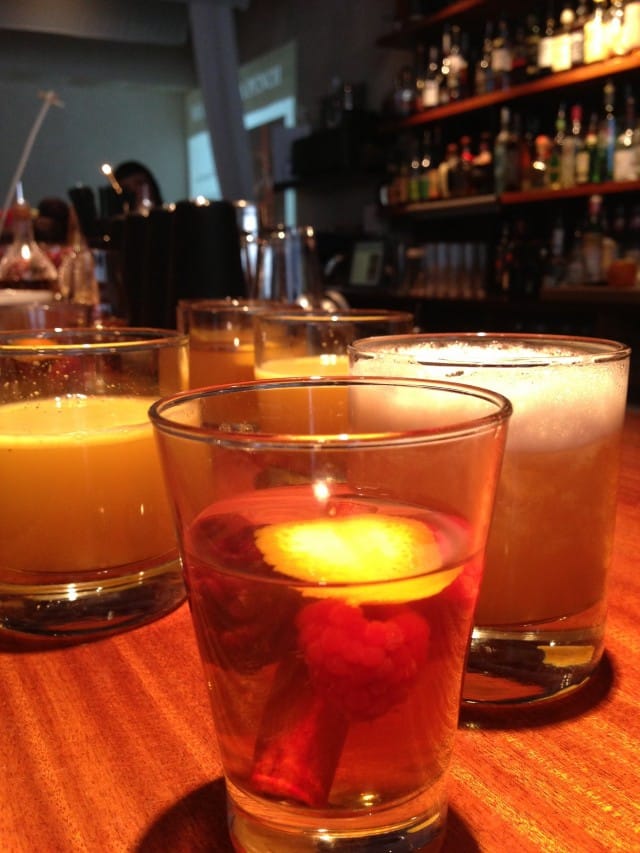 Cocktailkoulussa A21:ssa.