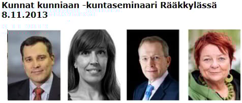 Tuntenette kolme ainakin