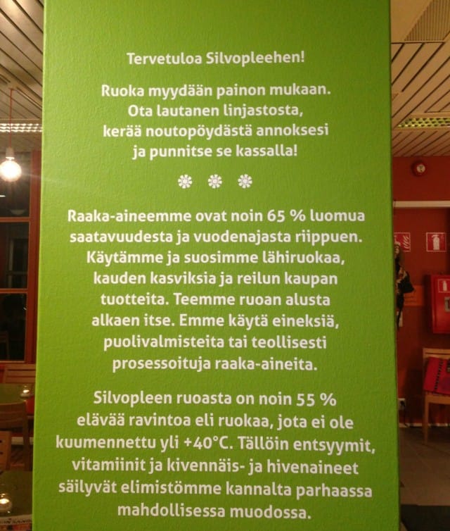 Mitä muuta ravintolalta enää voisi toivoa?