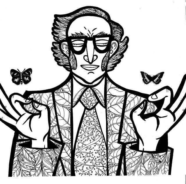 Visionääri, unelmoija, SciFi -kirjailija Isaac Asimoc. Kuva Flickr / CC y Telli Negotrópica