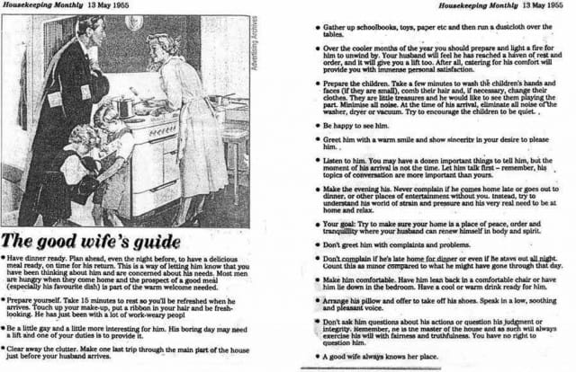 Housekeeping Monthly 13.5.1955 -lehdestä.