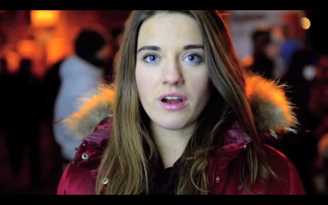 Ukrainalainen tyttö kertoo minkä puolesta he taistelevat.