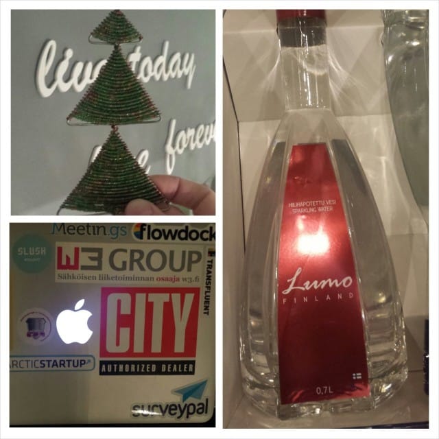 Kaikilla yli kolmekymppisillä tulee olla tarroitettu läppäri, arvokasta yli 10e per pullo maksavaa vettä tms juotavaa ja turhia matkamuistoja joista et muista mistä ne edes olivat.