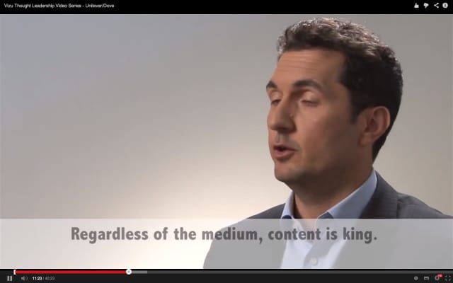 Mediasta riippumatta: sisältö on kunkku.