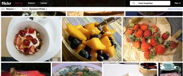 Flickr -haku Fresh breakfast