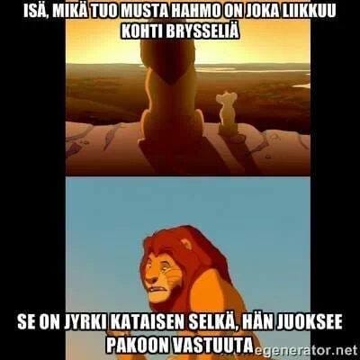 Hiihihhii tirskis ! Kuva tosiaan otettu Facebookista Vitut sano Vatanen, ja taas meni satanen- sivulta.