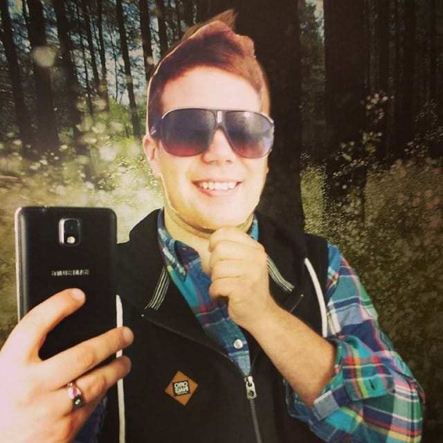 Selfie Ilkka O. Lavas metsässä