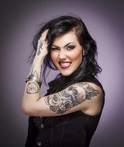 Karsintaäänestyksessä eniten ääniä saanut Piia Willberg, joka on myös Iltalehden lukijoiden suosikki. Kuva: Miss Rock Official