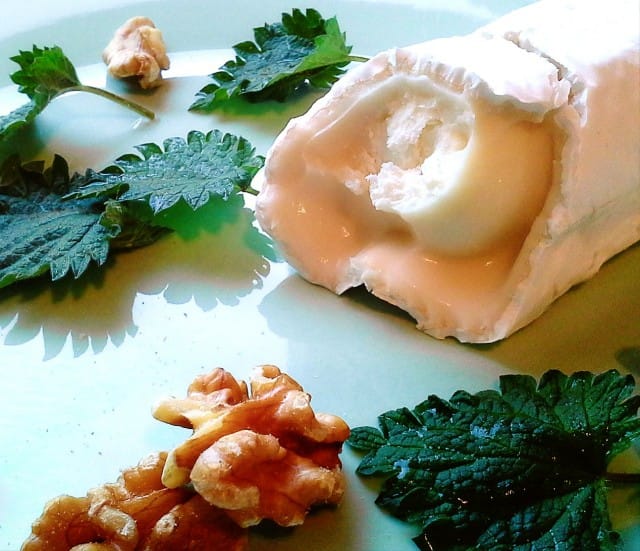 Nokkosen kaverina vuohenjuustoa ja saksanpähkinöitä