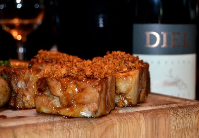 Groteskin lihavati ja Dielin viiniä, parasta illassa. (Seuran jälkeen, tietty)