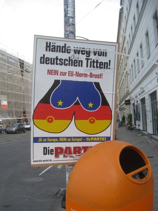 Näpit irti saksalaisista tisseistä.