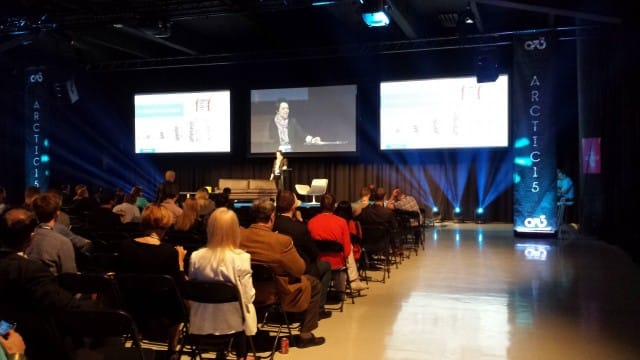 Arctic15:ssä oli kokeneita puhujia.