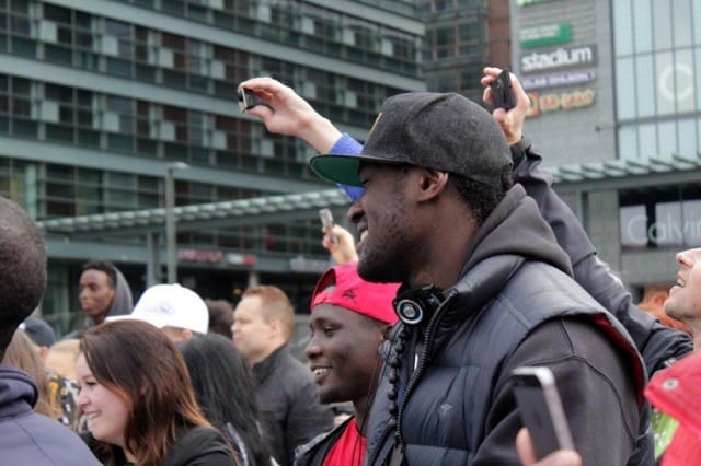 Kampissa oli lauantaina mielettömän hyvä meininki.