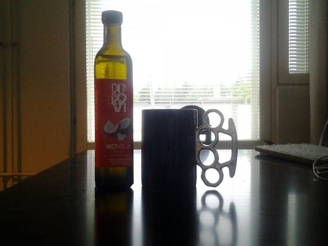MCT-öljy+kahvi. Toimii!