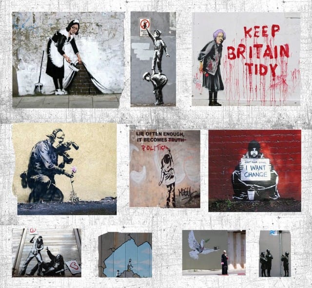 Banksy breaks “4th wall” between ‘audience’ and ‘work of art’