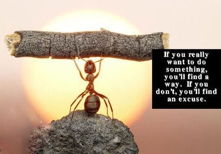 When there's a will, there's a way.