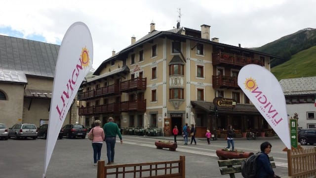 Livignon kävelykadulta.