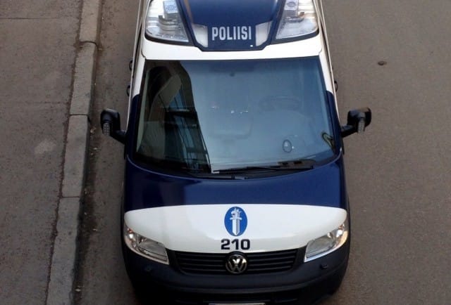 Kuvan poliisiauto ei liity Hyvinkään ammuskeluun.