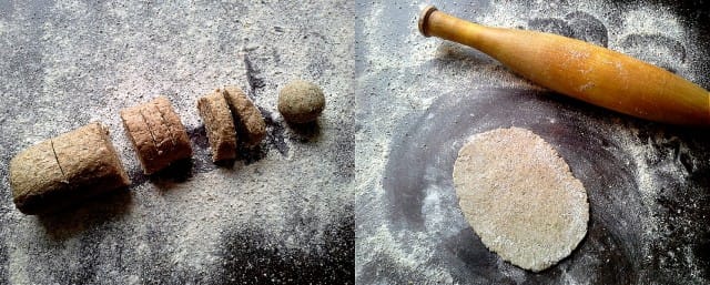 Tarkkana! Taikinapalojen pitää olla saman kokoisia!