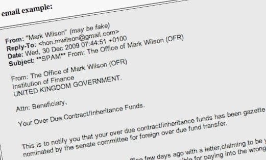 Oletko sinä saanut meiliä Mark Wilsonilta? Ei kannata vastata.