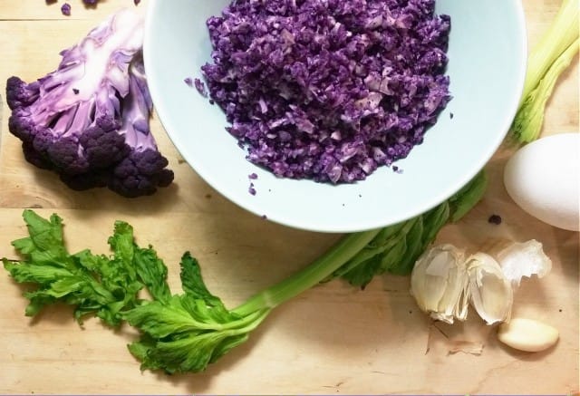 Violetti kukkakaali on NIIN NÄTTI että raaskiiko sitä ees syödä?