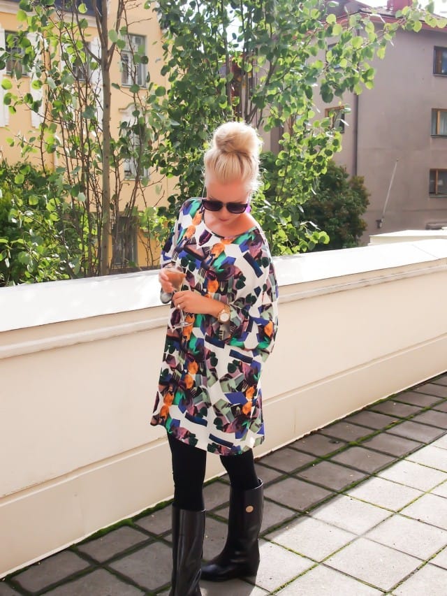 Hirveän hauskaa meillä oli, mut kuva nielaisi mun naurun!