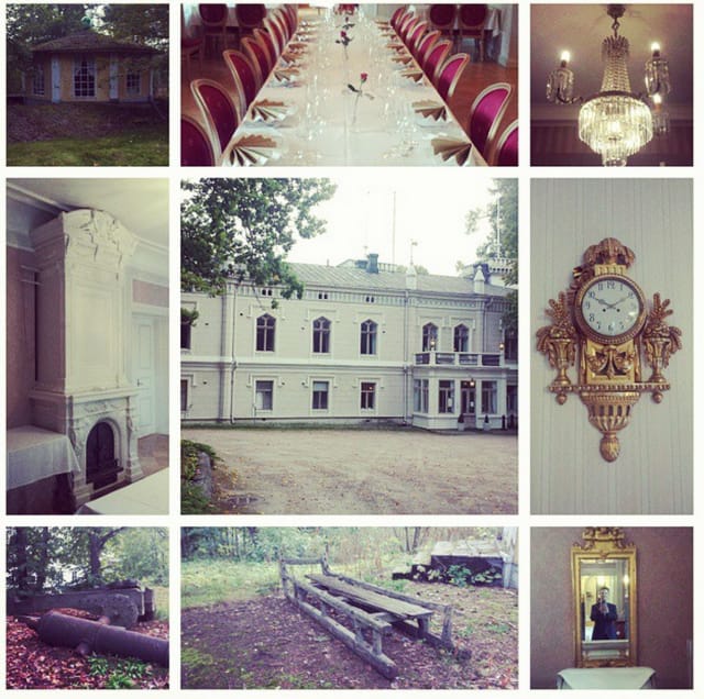 Karhulan hovi Kotkassa. Historian havinaa vuodesta 1891.