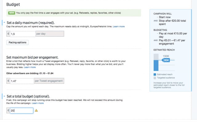 Budjetti kannattaa rajata omaan lompakkoon ja tavoitteisiin sopivaksi.
