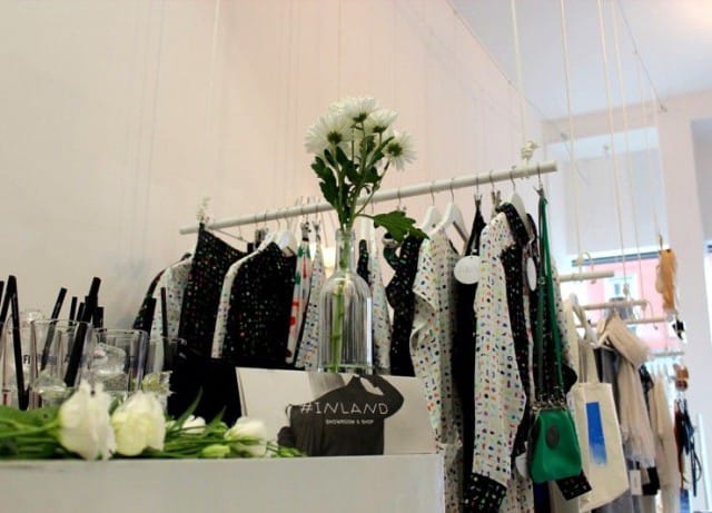 #INLAND showroom Berliinissä kesällä 2014.