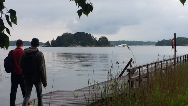 Kuva Stansvikista W3 Group Finland Oy:n kesäpäivältä. Liikkumisen lisäksi sosiaalinen yhdessäolo on tärkeää.