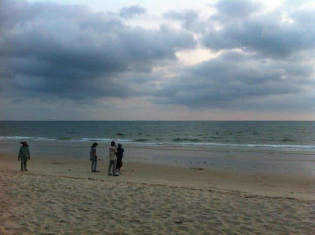 Sihanoukvillen rannalta
