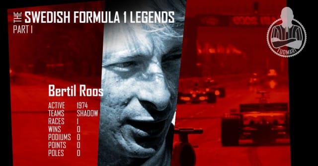 Ruotsalainen formulasankari Bertil Roos