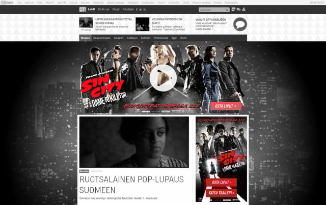 Kampanjan tavoite voi olla esimerkiksi elokuvan lanseeraus, tunnettuuden lisääminen ja lipun myynti. Osto voi tapahtua suoraan verkossa, mutta kovin usein myös offlinena myymälässä. Case Sincity haltuunotto City.fi:ssä.