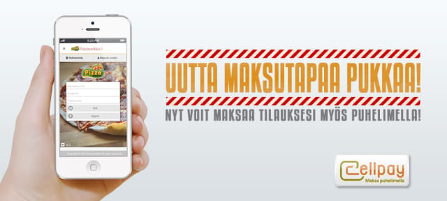 Nyt voit maksaa tilauksesi myös puhelimella.