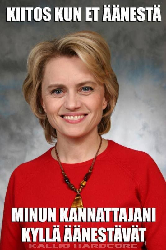 Haluatko, että olen ministerinä seuraavatkin neljä vuotta?