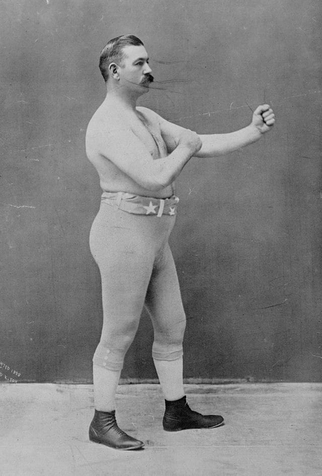 John L. Sullivan (Kuva: Richard K. Fox, New York / Chickering, Boston, Mass. - Library of Congress Prints and Photographs Division)