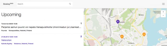Avaa Snaksy.com klikkaamalla.