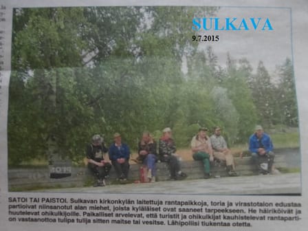 Pienennös Sulkavan nro 28 lehtikuvasta