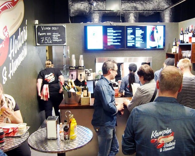 Puitteet ovat street food-henkiset