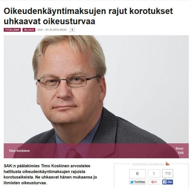 Tervetullut SAK:n ulostulo!