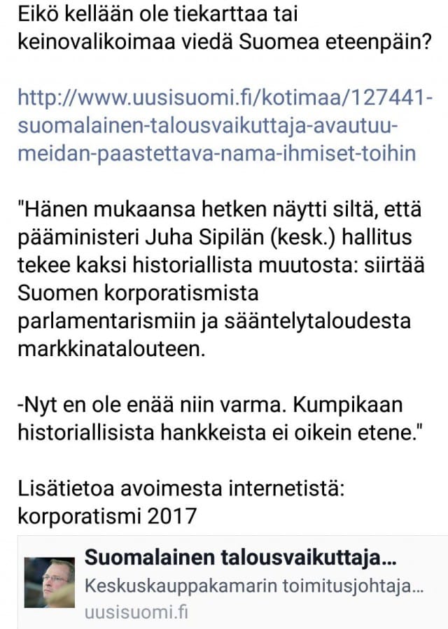 Pääministeri Sipilän hallituksen päätavoitteet?