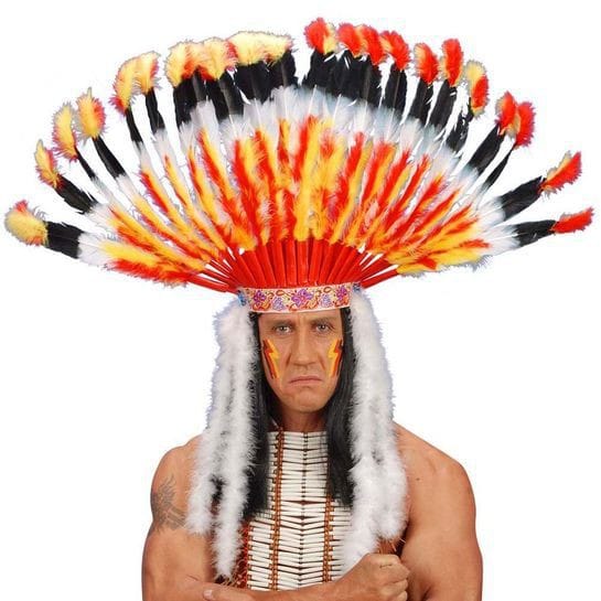 "Intiaanipäällikön päähine" (kuva: Punanaamio)