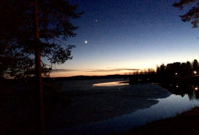 Huhtikuun iltaa.