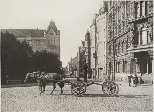 Uudenmaankatu 1916 Kolmikulmasta kuvattuna.