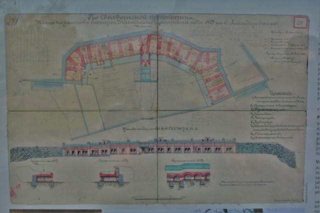 Aleksanterin patterin luonnos.