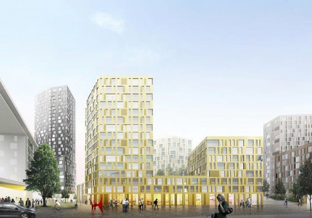 Aromikujan alue havainnekuvassa.