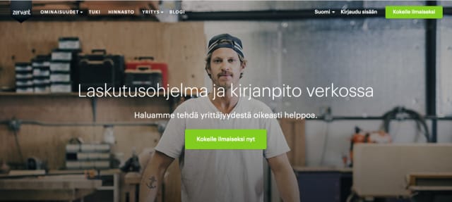 Yrittäjille on saatavissa monenlaisia laskutusohjelmia. Nopeasti kasvavalla suomalaisella Zervantilla on jo yli 100 000 kansainvälistä käyttäjää.