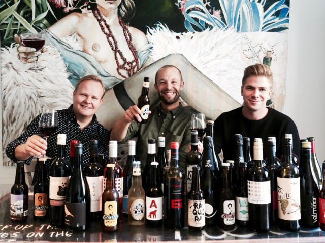 Toni Immanen Anders Westerholm ja Matti Sarkkinen.