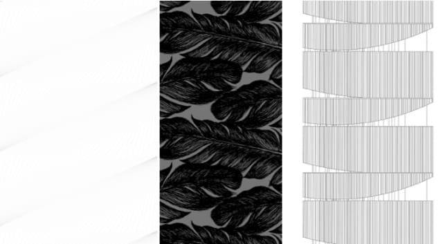 Vasemmalta oikealle: String, Sulka ja Kuma.