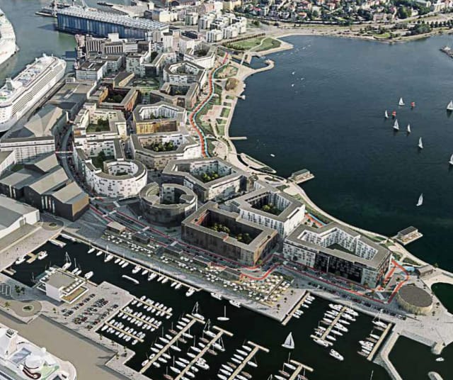 Havainnekuva kaupunkisuunnittelulautakunnan esityksestä.